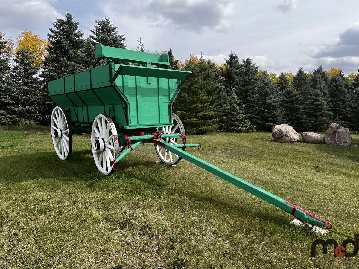 Horse Drawn Grain Wagon